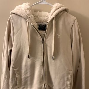 Abercrombie & Fitch Fur-Lined Hoodie